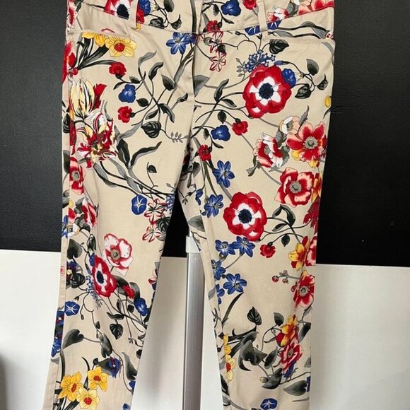 🌼 7th Avenue Design Studio Floral Straight‑Leg Pants – Size 4 – Pre‑loved 🌼 - Picture 5 of 5